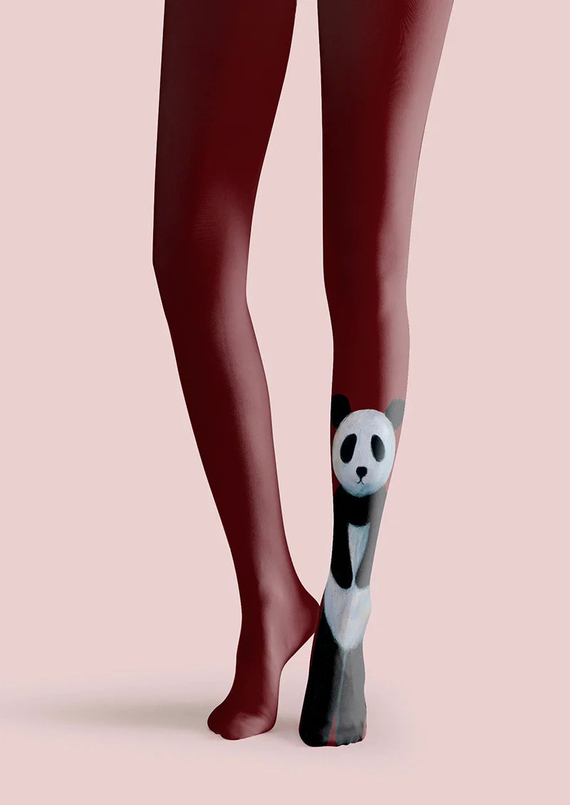 Viken Plan Panda Tights Hosiery Pantyhose