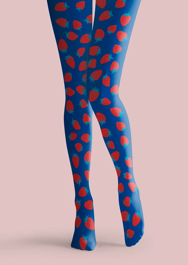 Viken Plan  Strawberry  polka dots Tights Hosiery Pantyhose