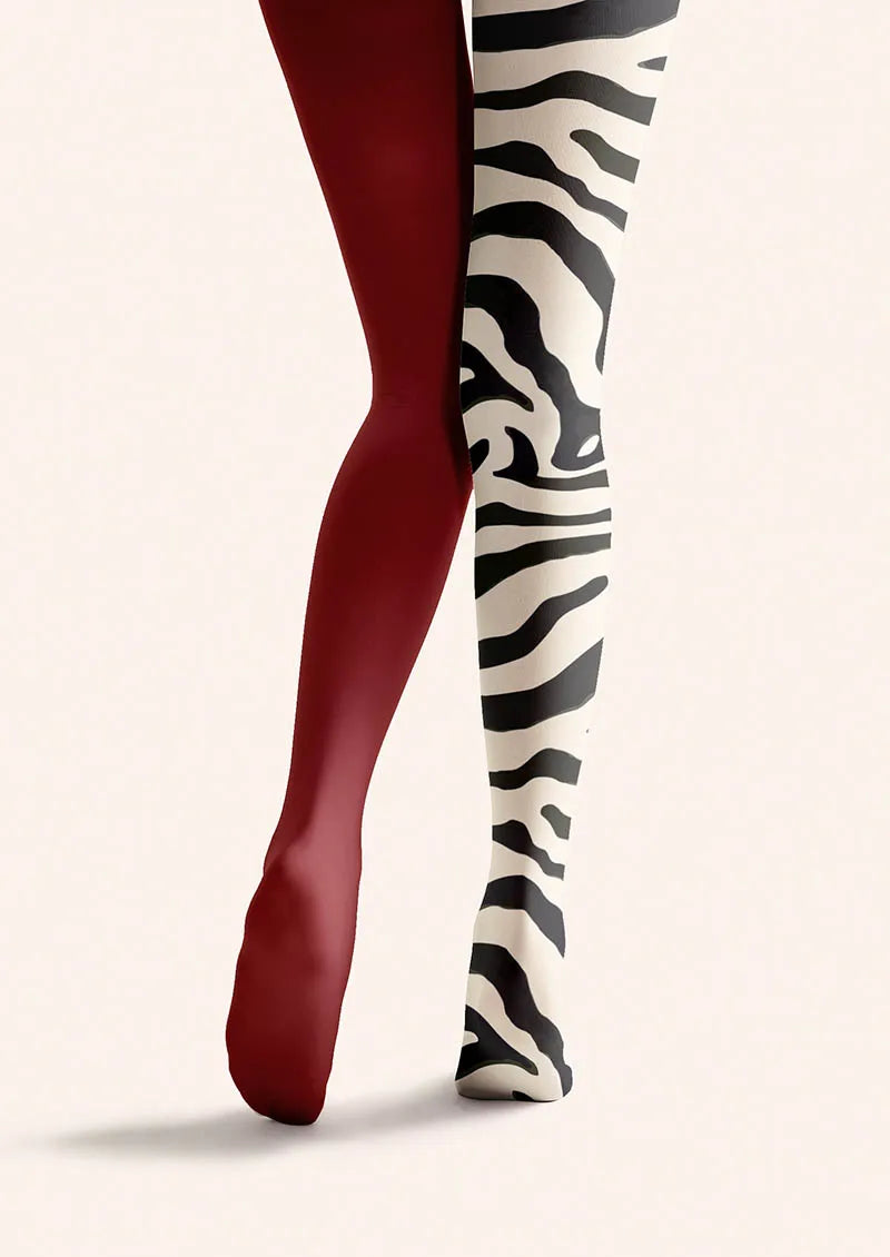 Viken Plan Scarlet Leopard Tights Hosiery Pantyhose