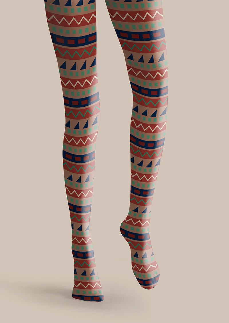 Viken Plan Stone Tassel Tights Hosiery Pantyhose