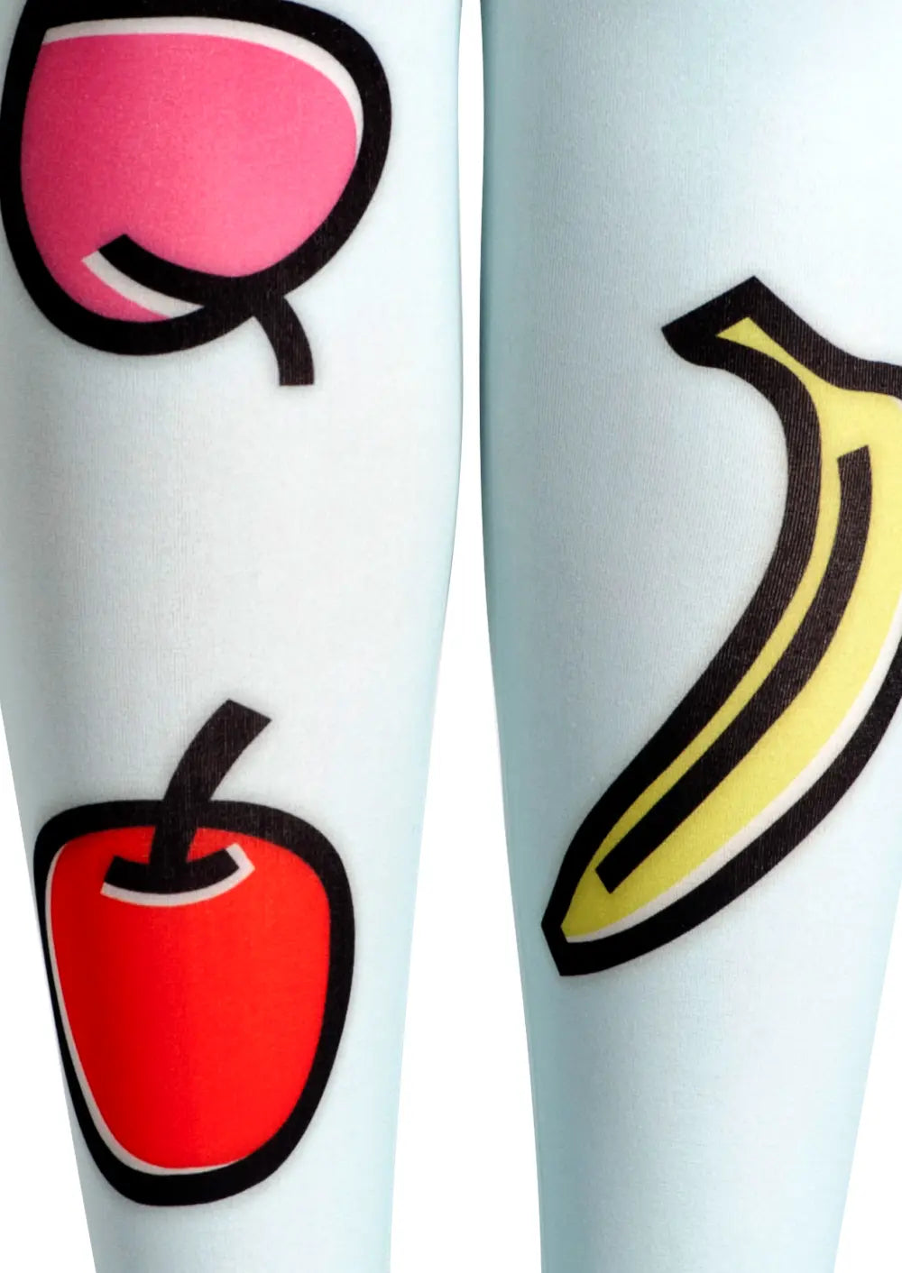 Viken Plan Fun art Print Tights Cute Pantyhose/Tights [Fun fruits]