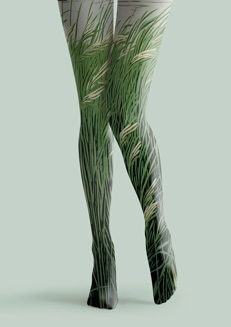 Viken Plan Grasswave Tights Hosiery Pantyhose