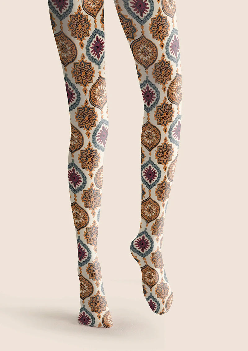 Viken Plan Ephemeral Florals Tights Hosiery Pantyhose