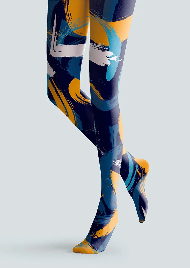 Viken Plan Rhapsody Canvas Tights Hosiery Pantyhose