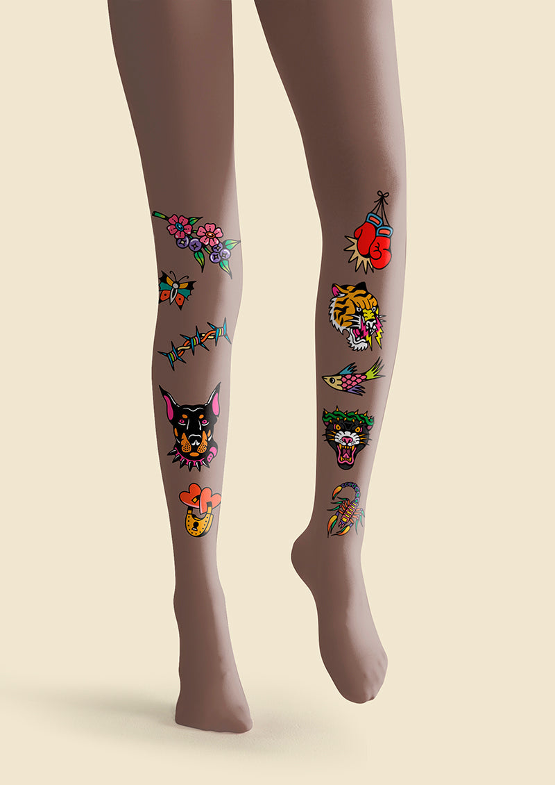 Viken Plan Beast Theater Tights Hosiery Pantyhose