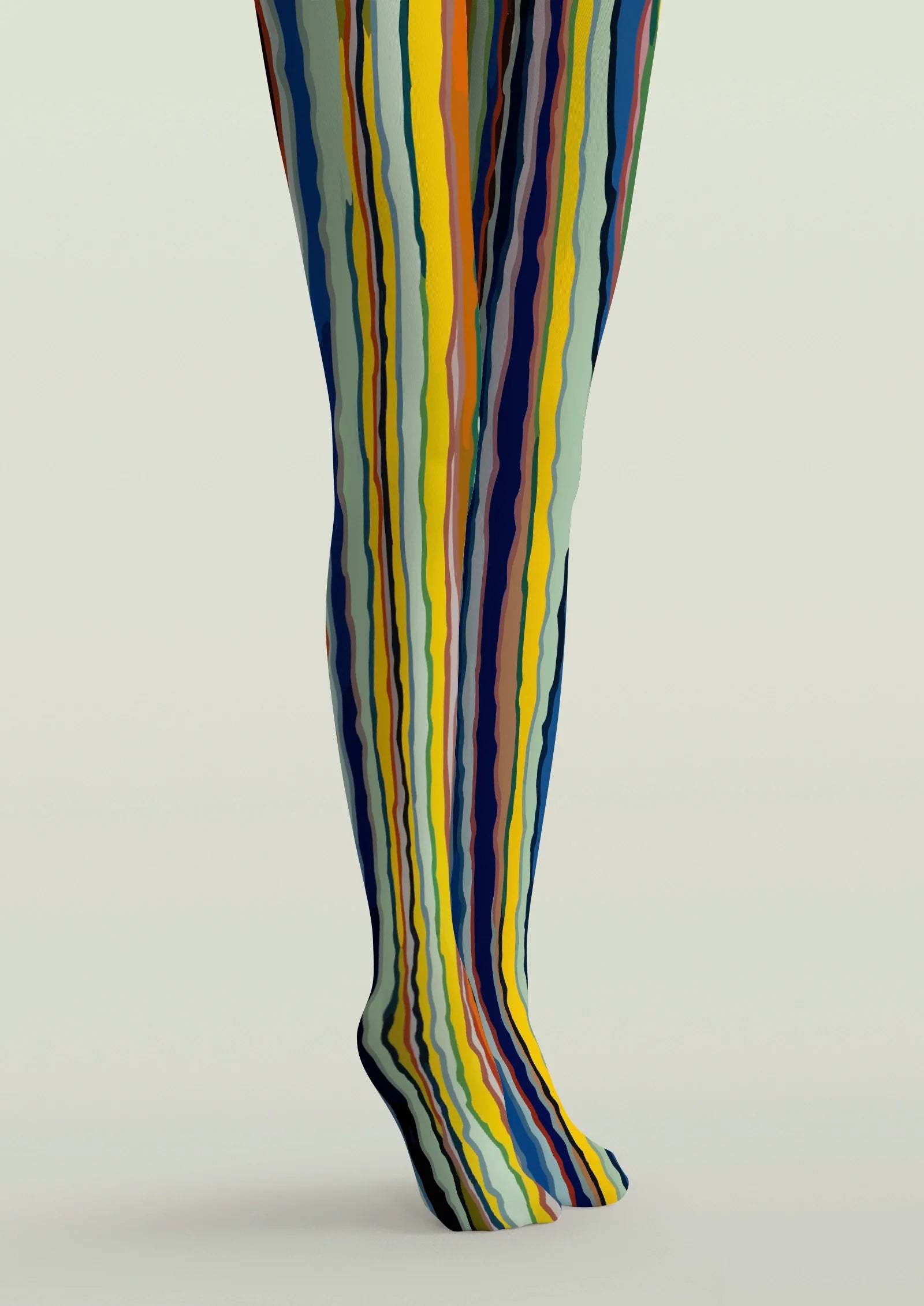 Viken Plan Dyed Stripes Tights Hosiery Pantyhose