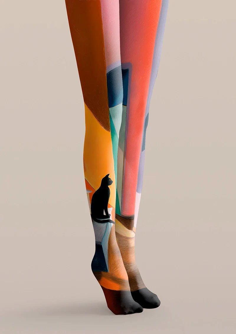 Viken Plan Phantom Cat Wonderland Tights Hosiery Pantyhose