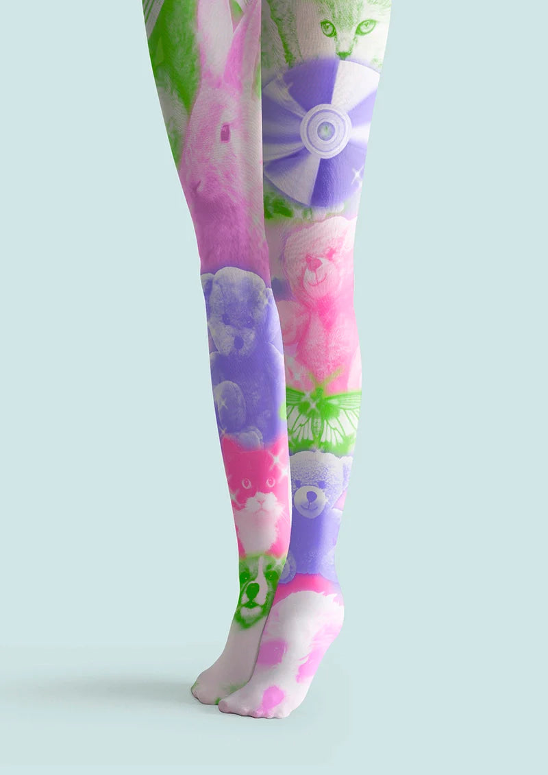 Viken Plan Y2K Totem Tights Hosiery Pantyhose