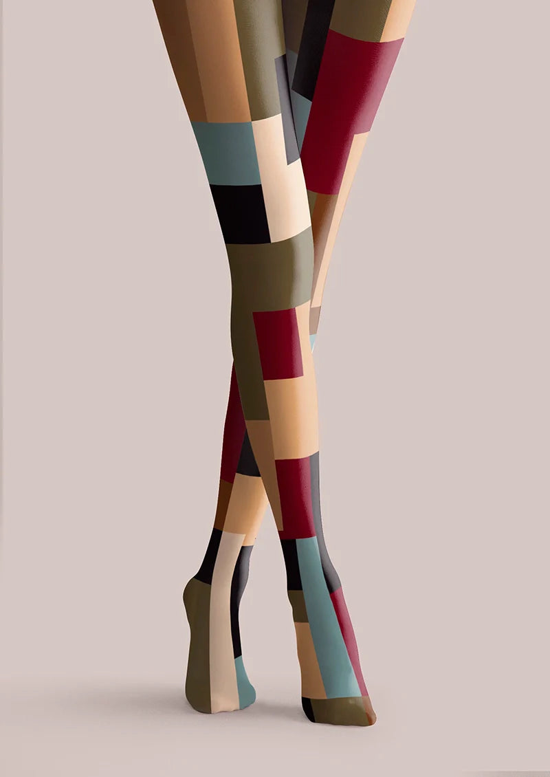 Viken Plan Dusted Palette Tights Hosiery Pantyhose
