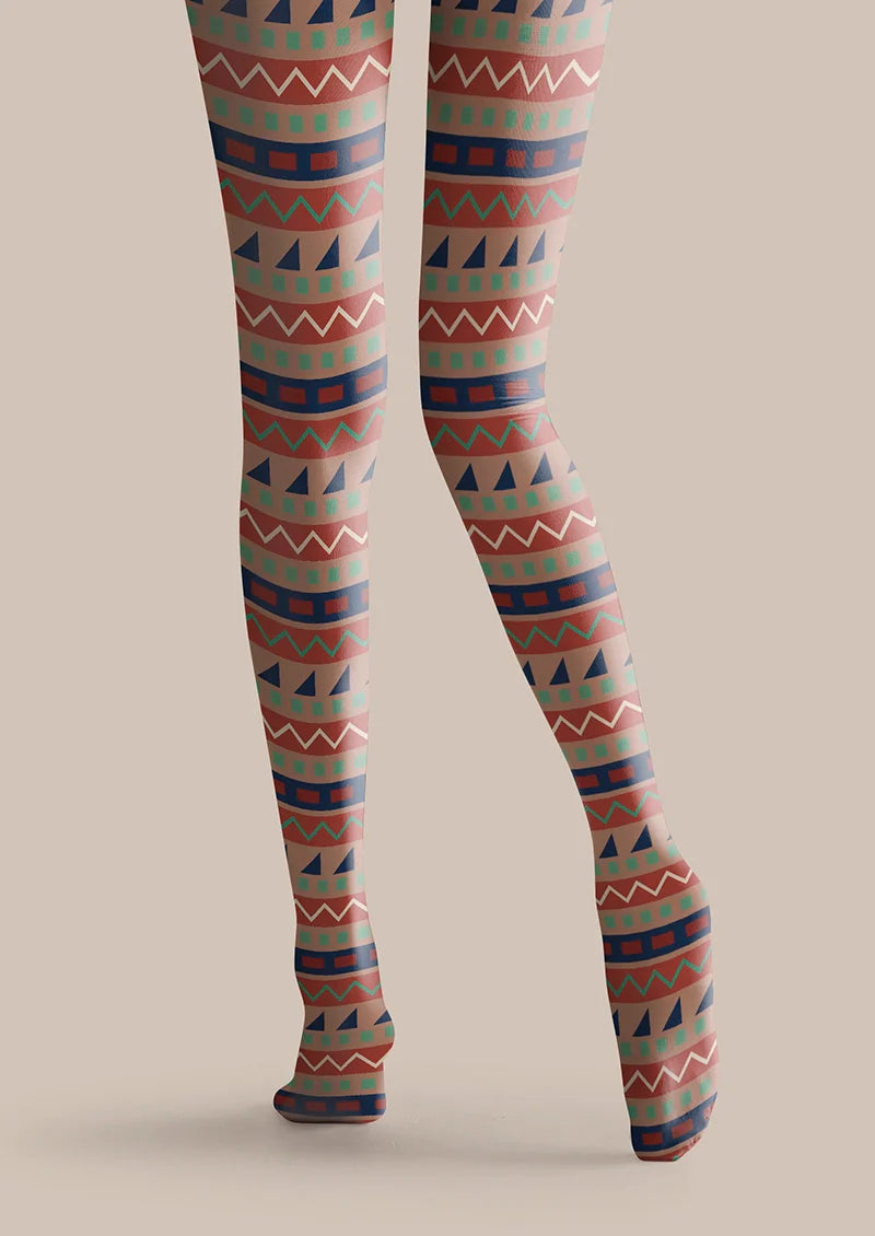 Viken Plan Stone Tassel Tights Hosiery Pantyhose