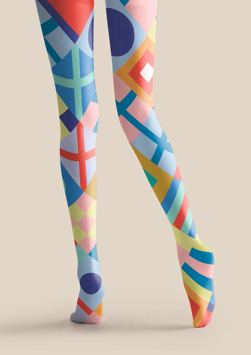 Viken Plan Color Structure Tights Hosiery Pantyhose