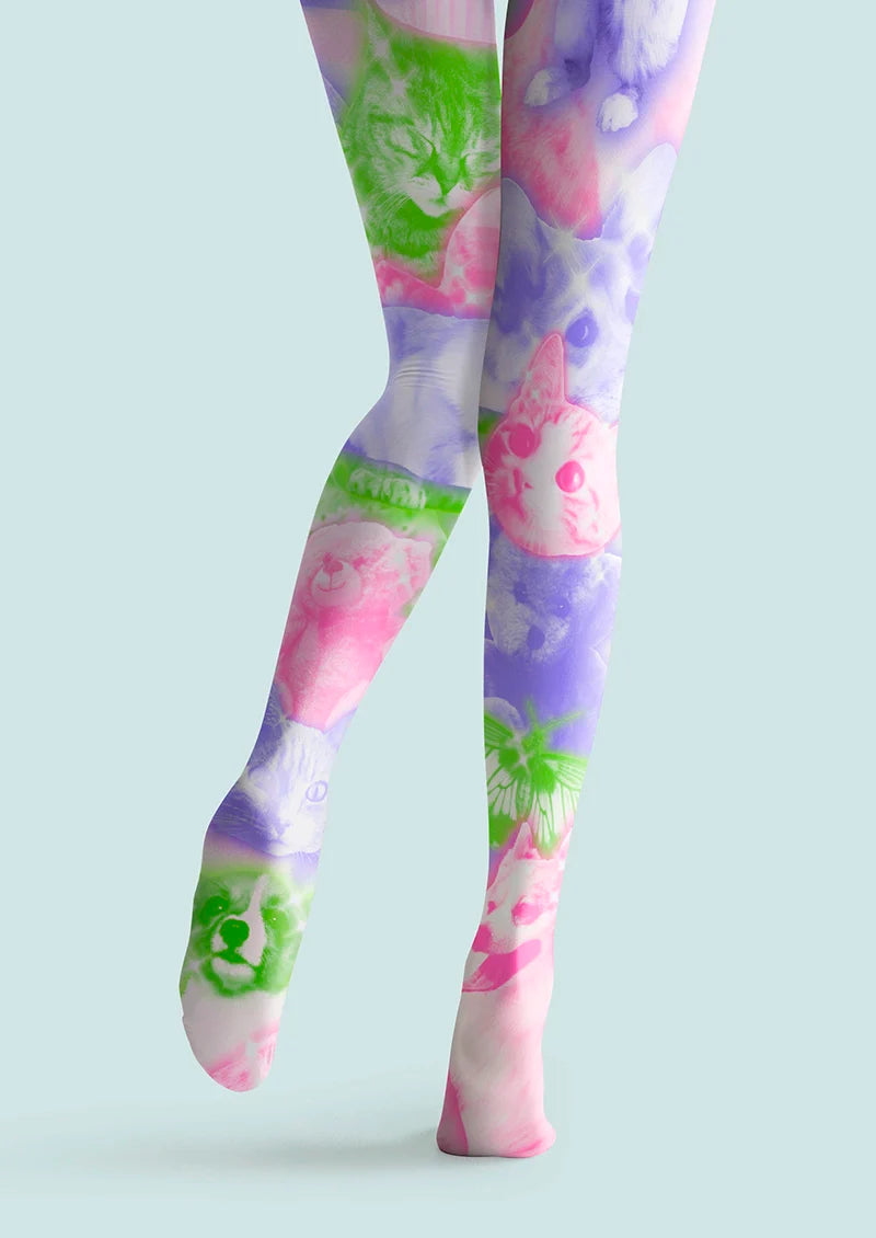 Viken Plan Y2K Totem Tights Hosiery Pantyhose