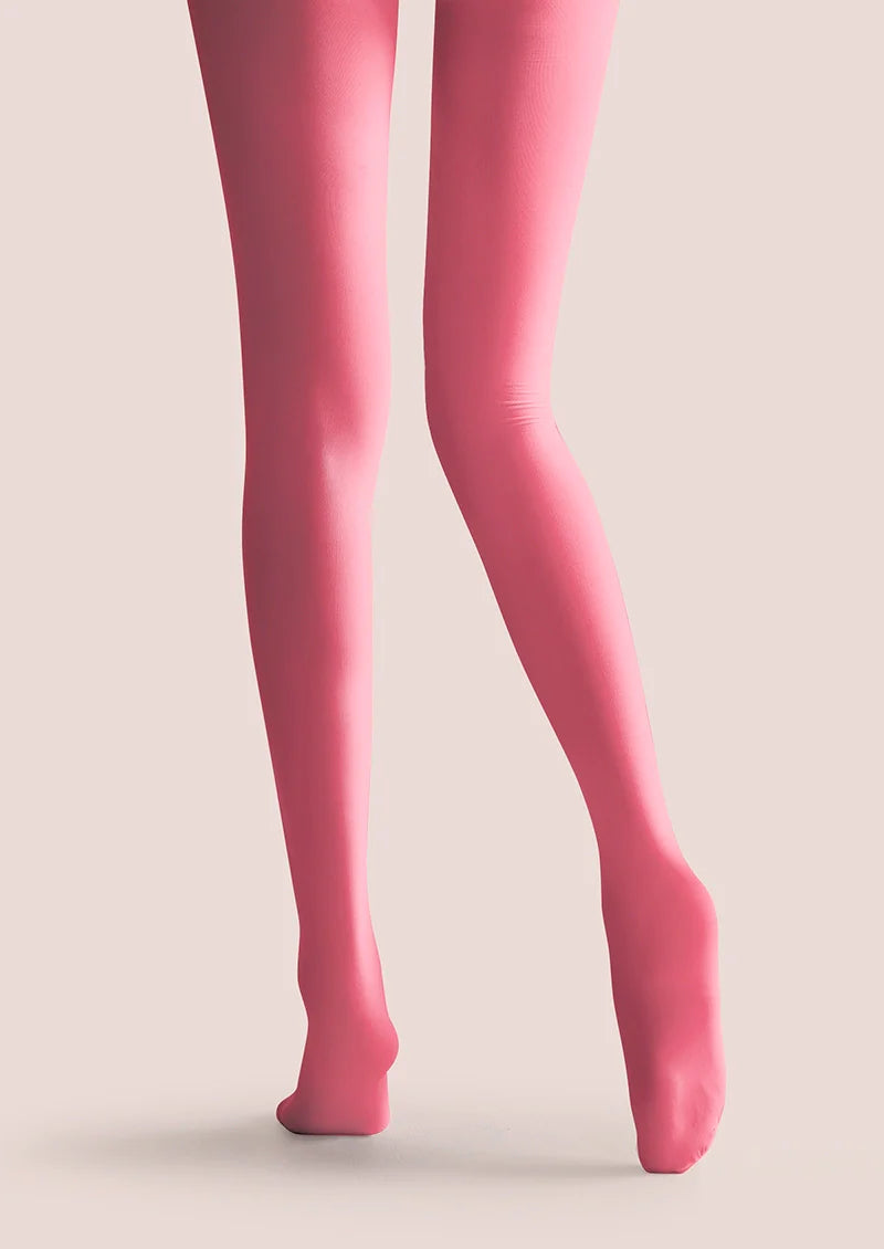 Viken Plan Playful Dog with Pink Tights Hosiery Pantyhose