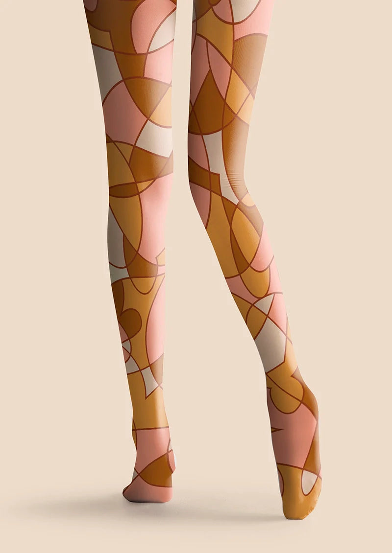 Viken Plan Elegant Refactoring Checked Tights Hosiery Pantyhose