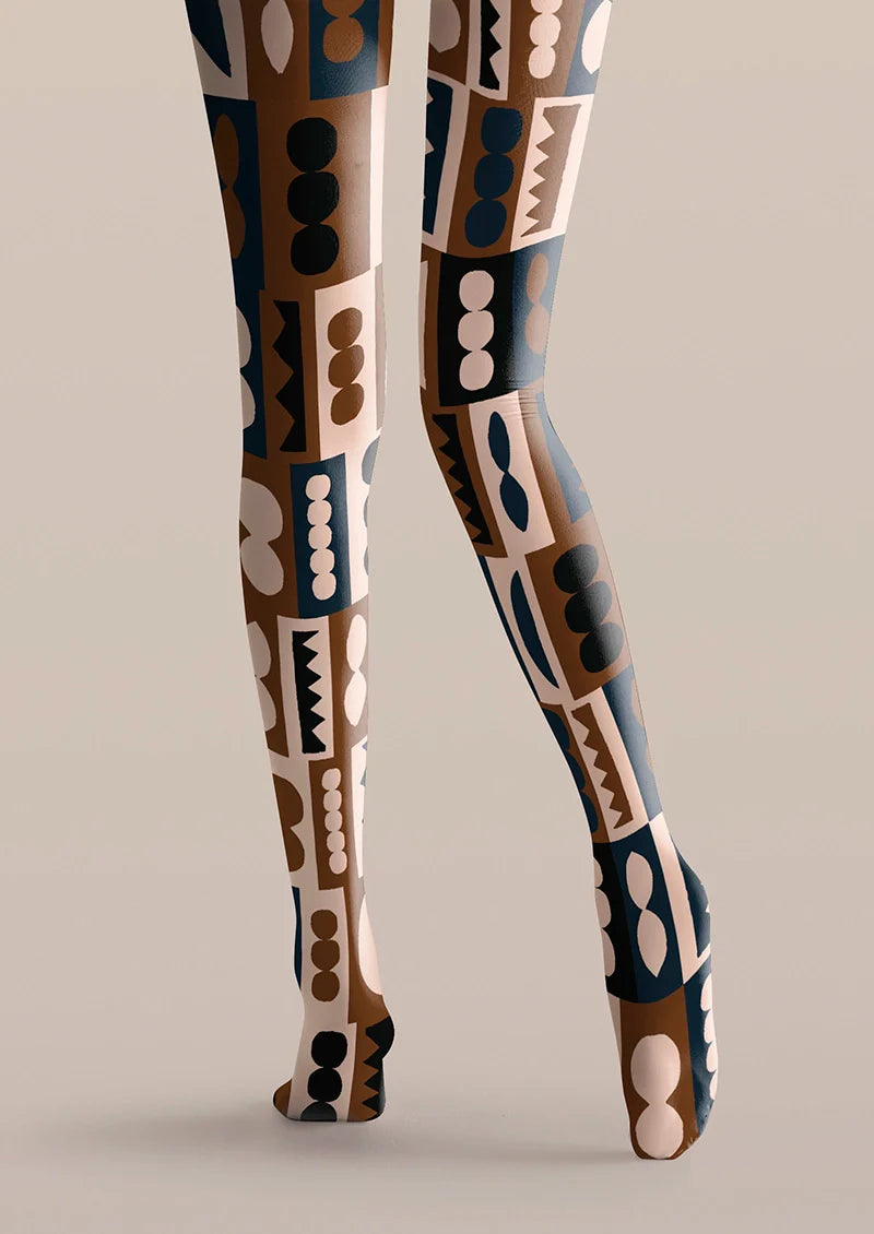 Viken Plan Hopi Pottery Mark Tights Hosiery Pantyhose