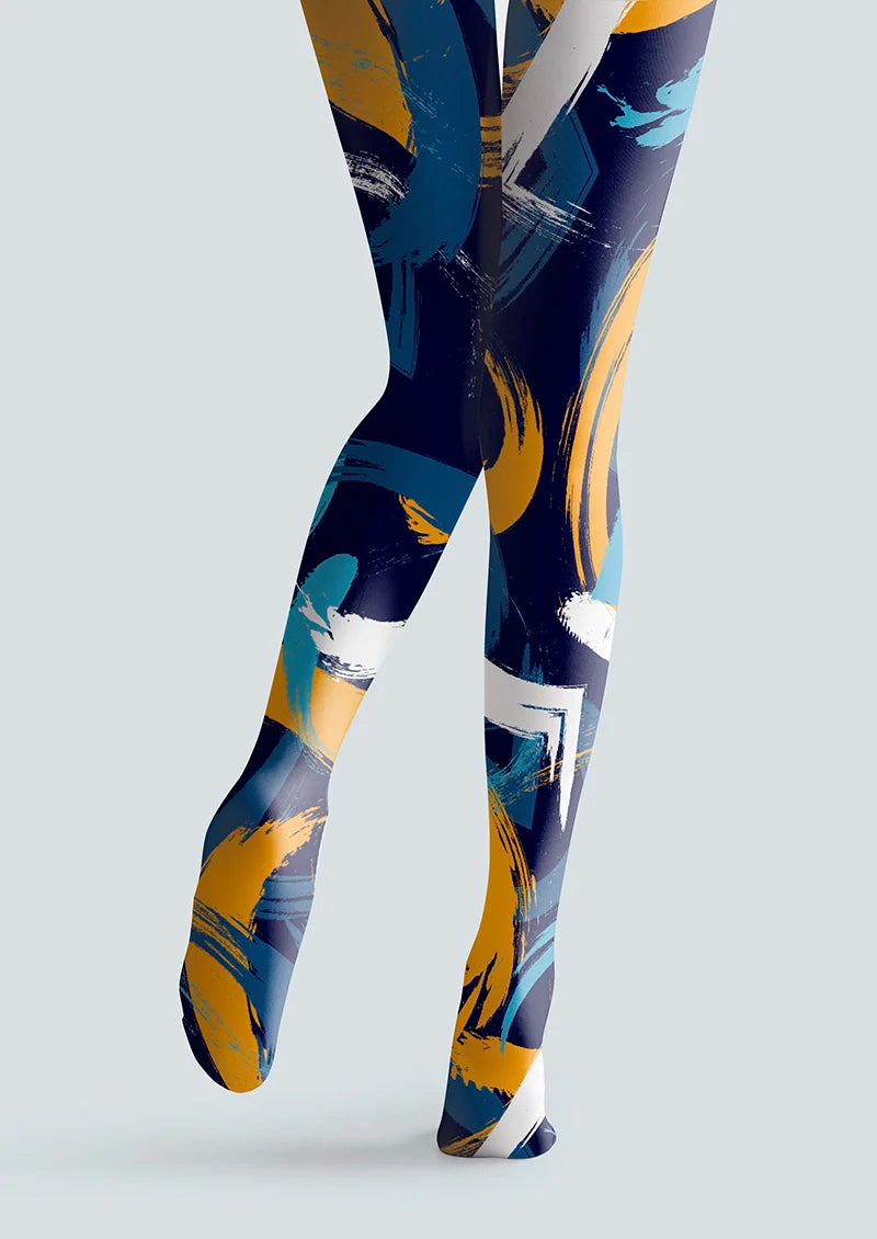 Viken Plan Rhapsody Canvas Tights Hosiery Pantyhose