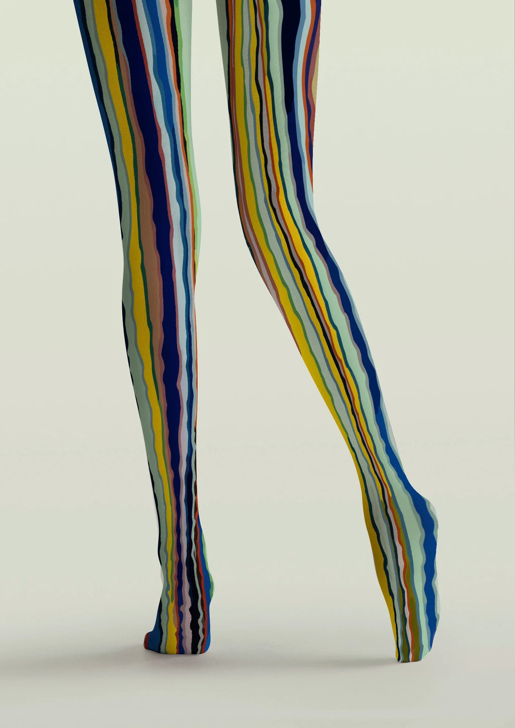 Viken Plan Dyed Stripes Tights Hosiery Pantyhose