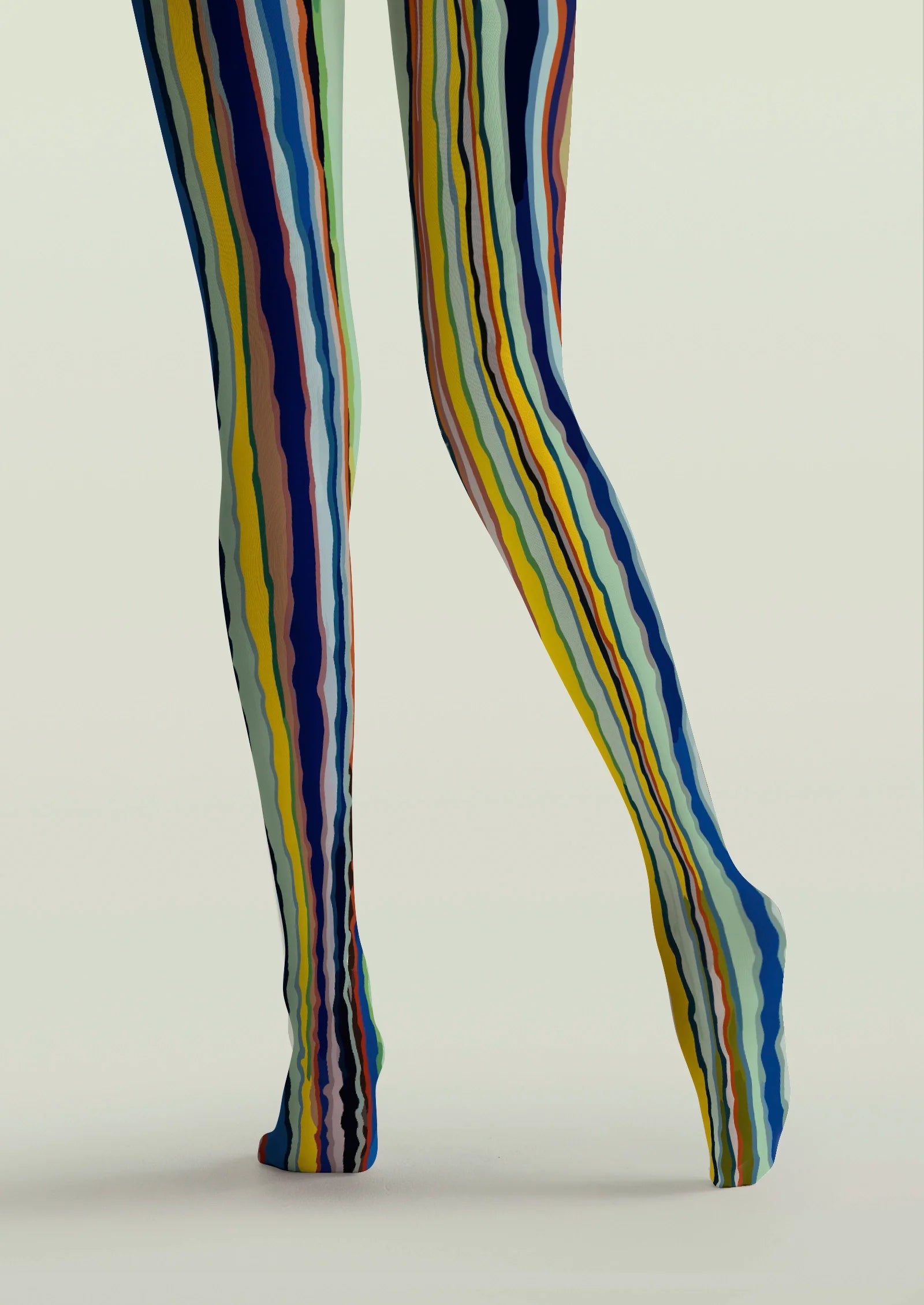 Viken Plan Dyed Stripes Tights Hosiery Pantyhose