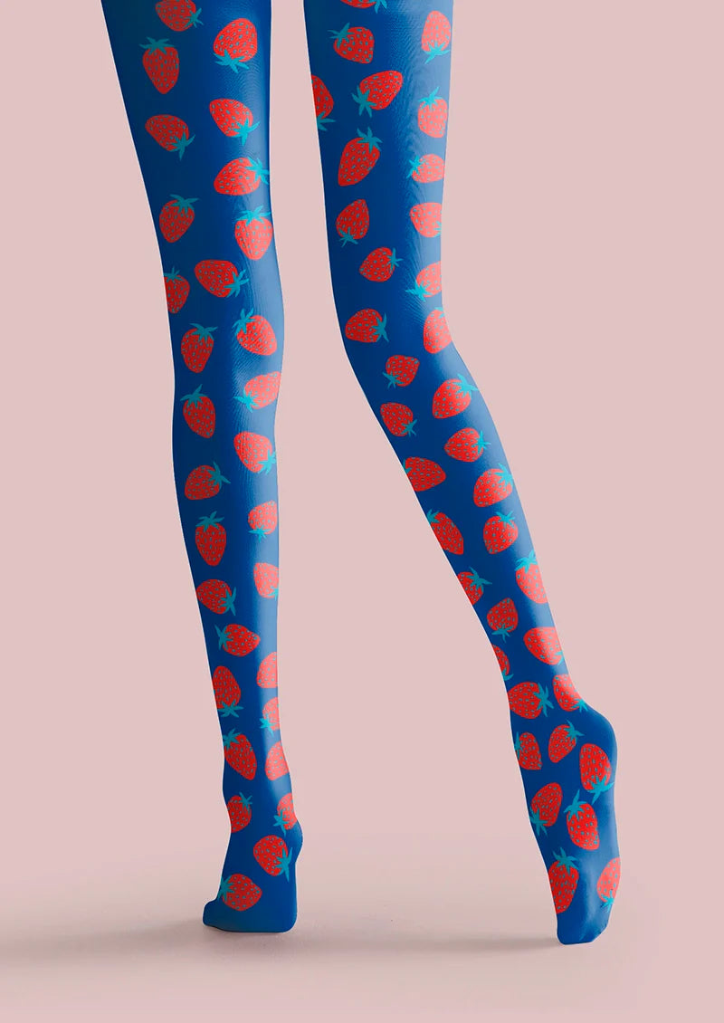 Viken Plan  Strawberry  polka dots Tights Hosiery Pantyhose