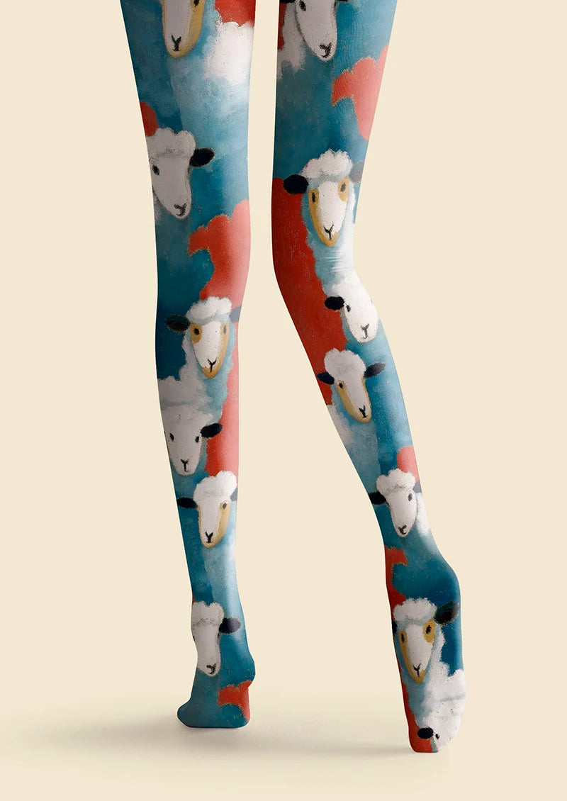 Viken Plan Sheep Surge Tights Hosiery Pantyhose