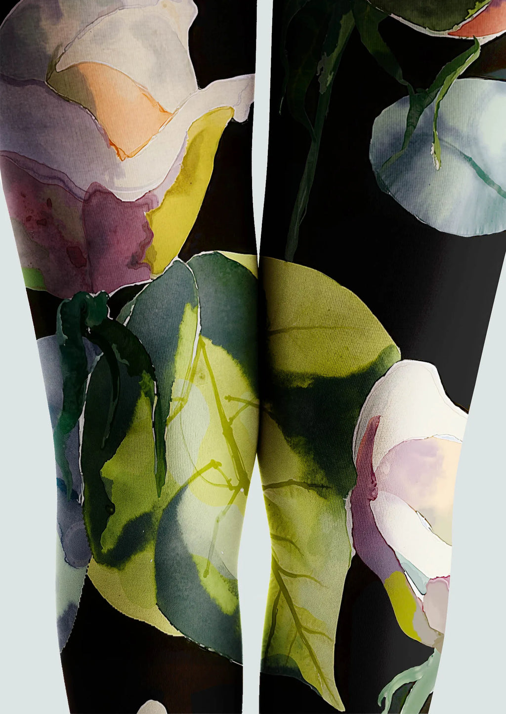 Viken Plan Fashion Printed Tights Personality Pantyhose/Tights [Ink Garden]