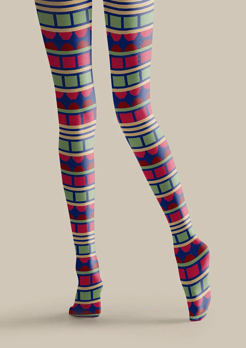 Viken Plan Layered Dreamscape Tights Hosiery Pantyhose