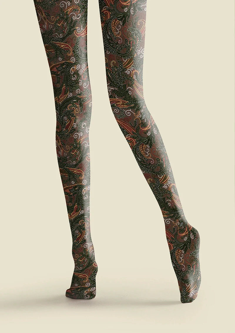 Viken Plan Classical Volute Tights Hosiery Pantyhose
