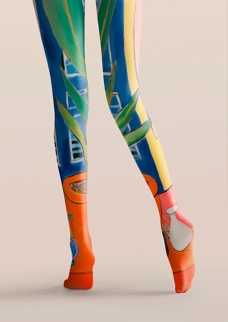 Viken Plan Cat of the Afternoon Tights Hosiery Pantyhose
