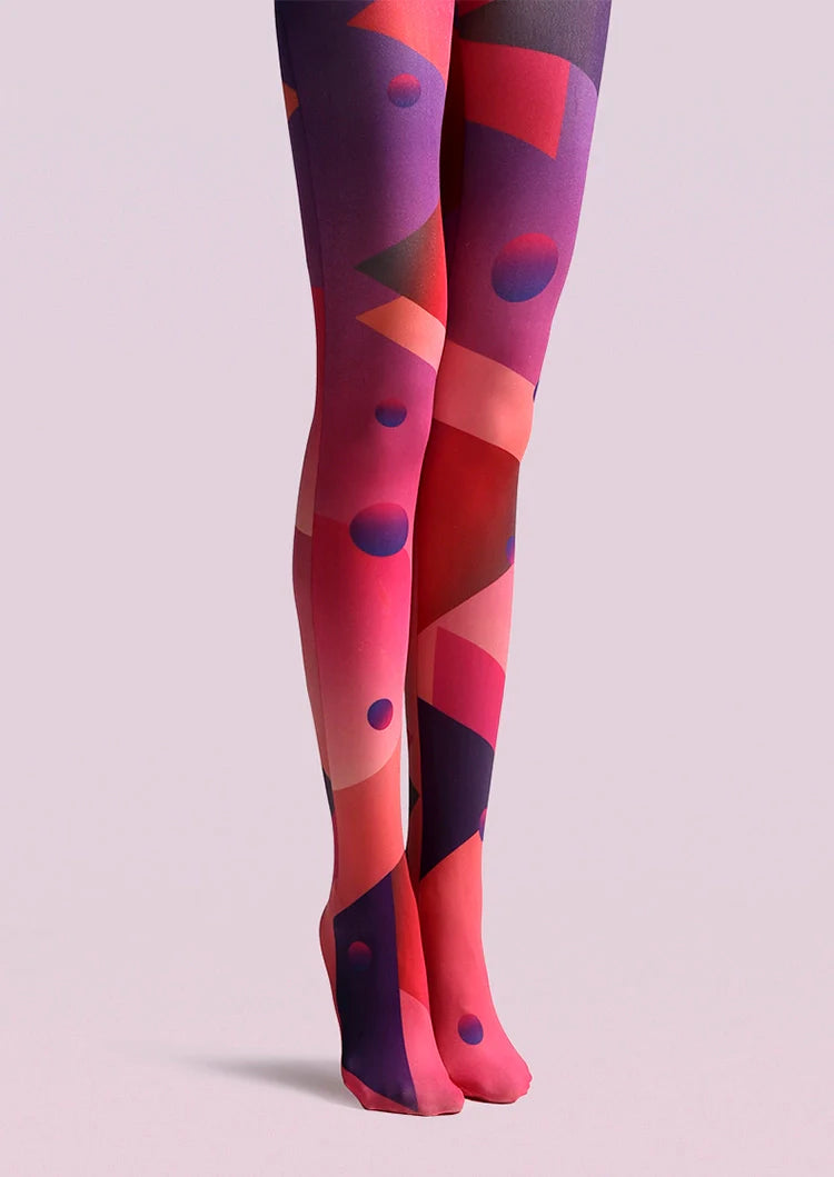 Viken Plan Cyberpunk Combustion Space  Print Tights Hosiery Pantyhose