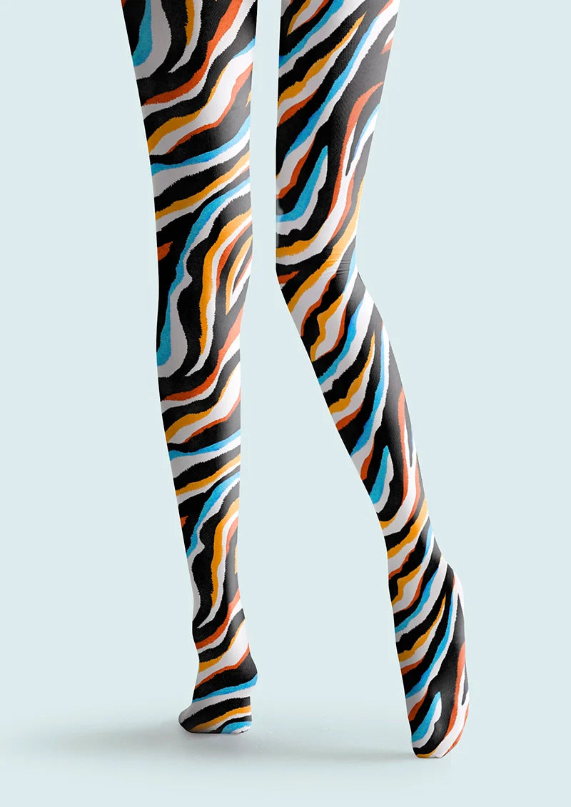 Viken Plan Color Spots Tights Hosiery Pantyhose