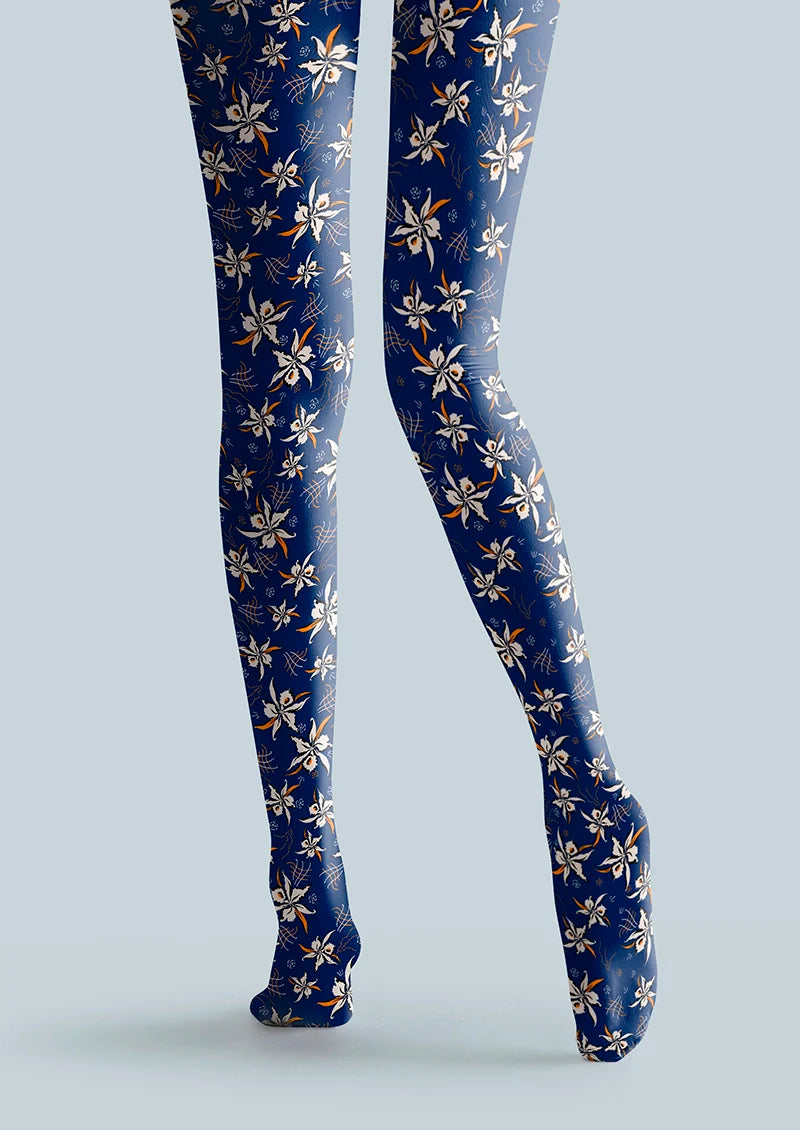 Viken Plan blue Bud Tights Hosiery Pantyhose