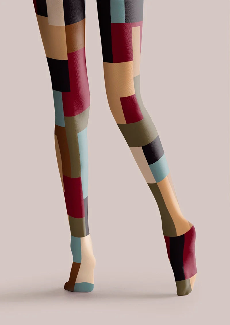 Viken Plan Dusted Palette Tights Hosiery Pantyhose