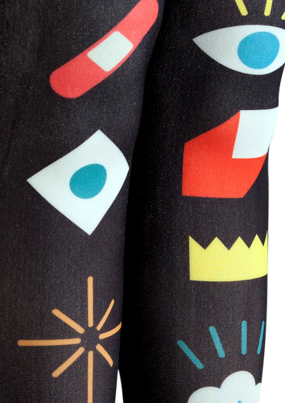 Viken Plan Fun art Print Tights Geometric figure Pantyhose/Tights [Interesting icons]