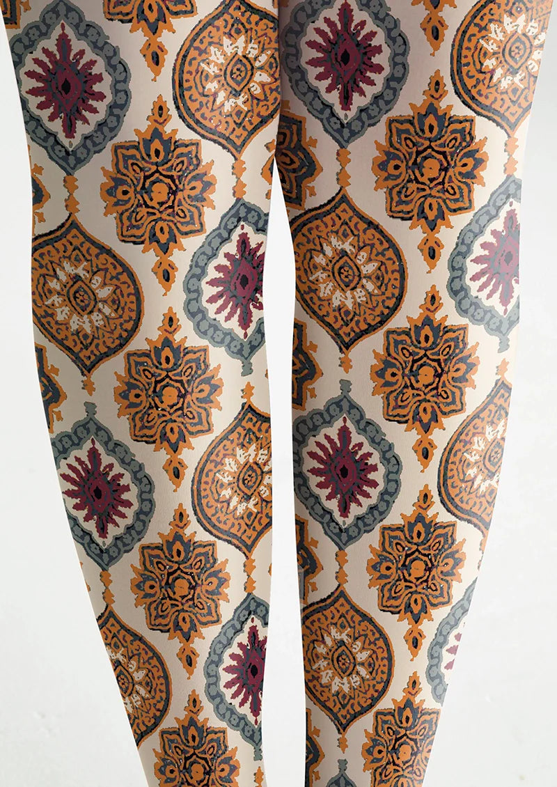 Viken Plan Ephemeral Florals Tights Hosiery Pantyhose