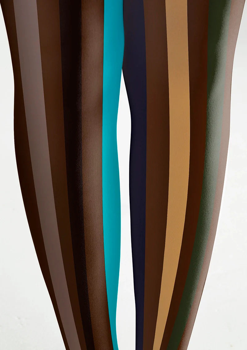 Viken Plan Dust Light Stripes Tights Hosiery Pantyhose
