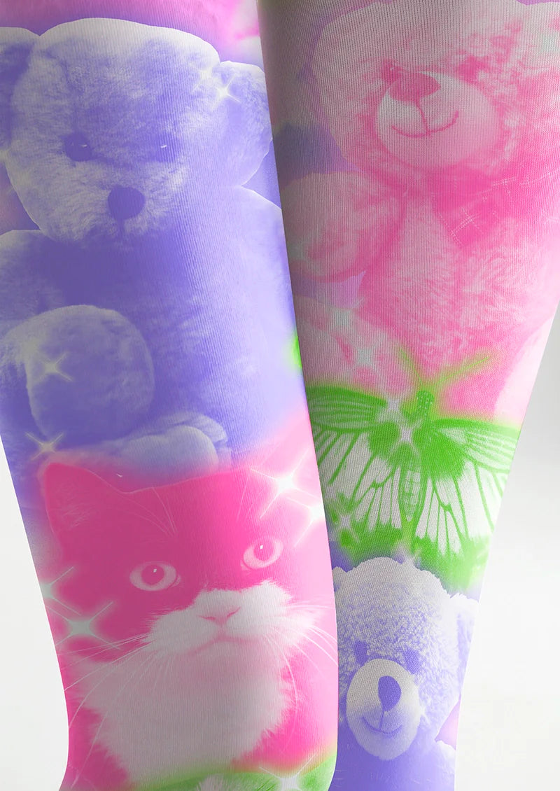 Viken Plan Y2K Totem Tights Hosiery Pantyhose