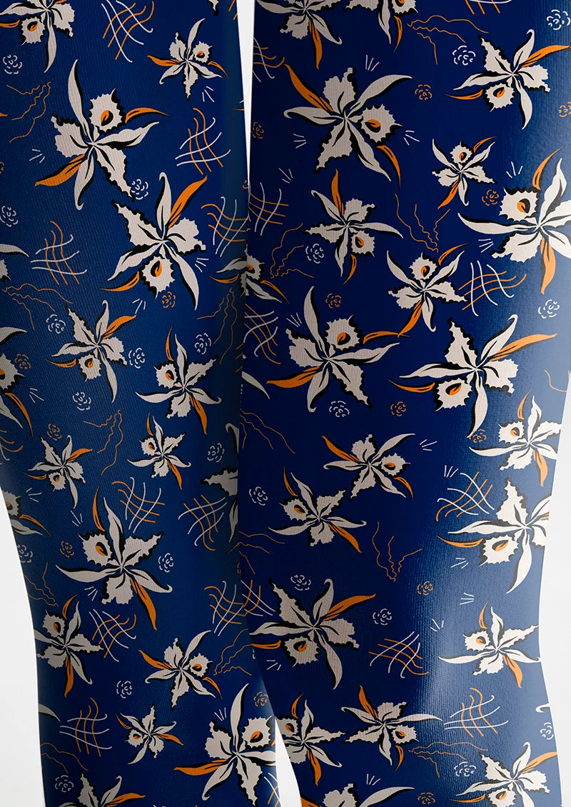 Viken Plan blue Bud Tights Hosiery Pantyhose
