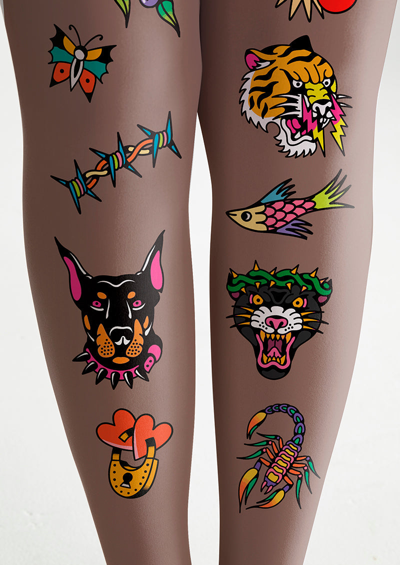 Viken Plan Beast Theater Tights Hosiery Pantyhose