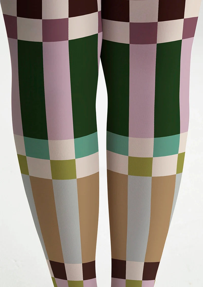 Viken Plan Classic Tartan checked Tights Hosiery Pantyhose