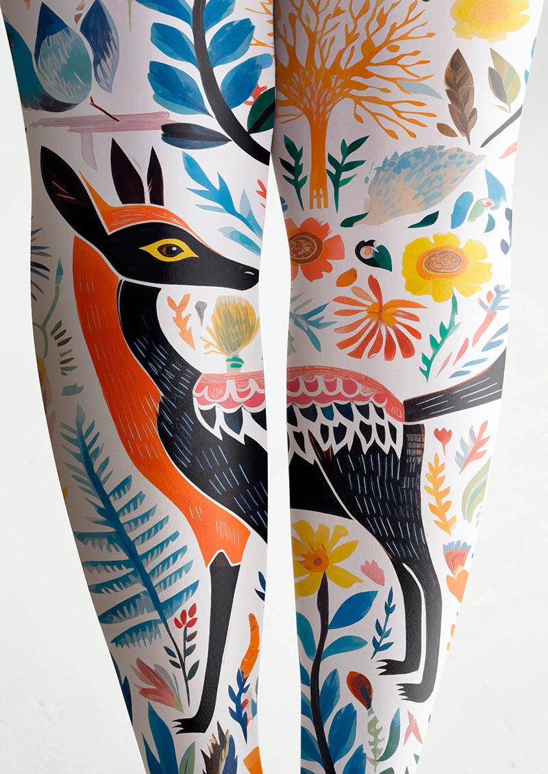 Viken Plan Fantasy Forest Tights Hosiery Pantyhose