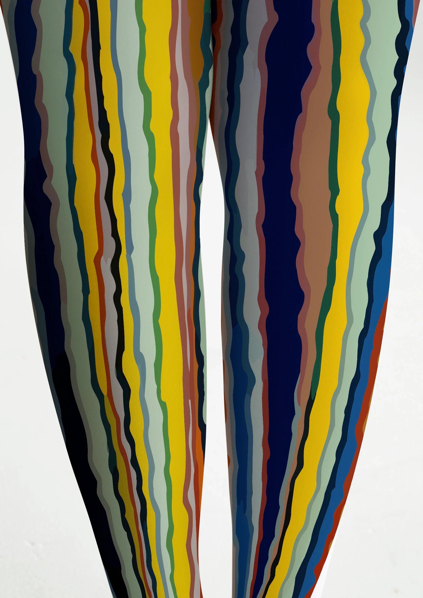 Viken Plan Dyed Stripes Tights Hosiery Pantyhose
