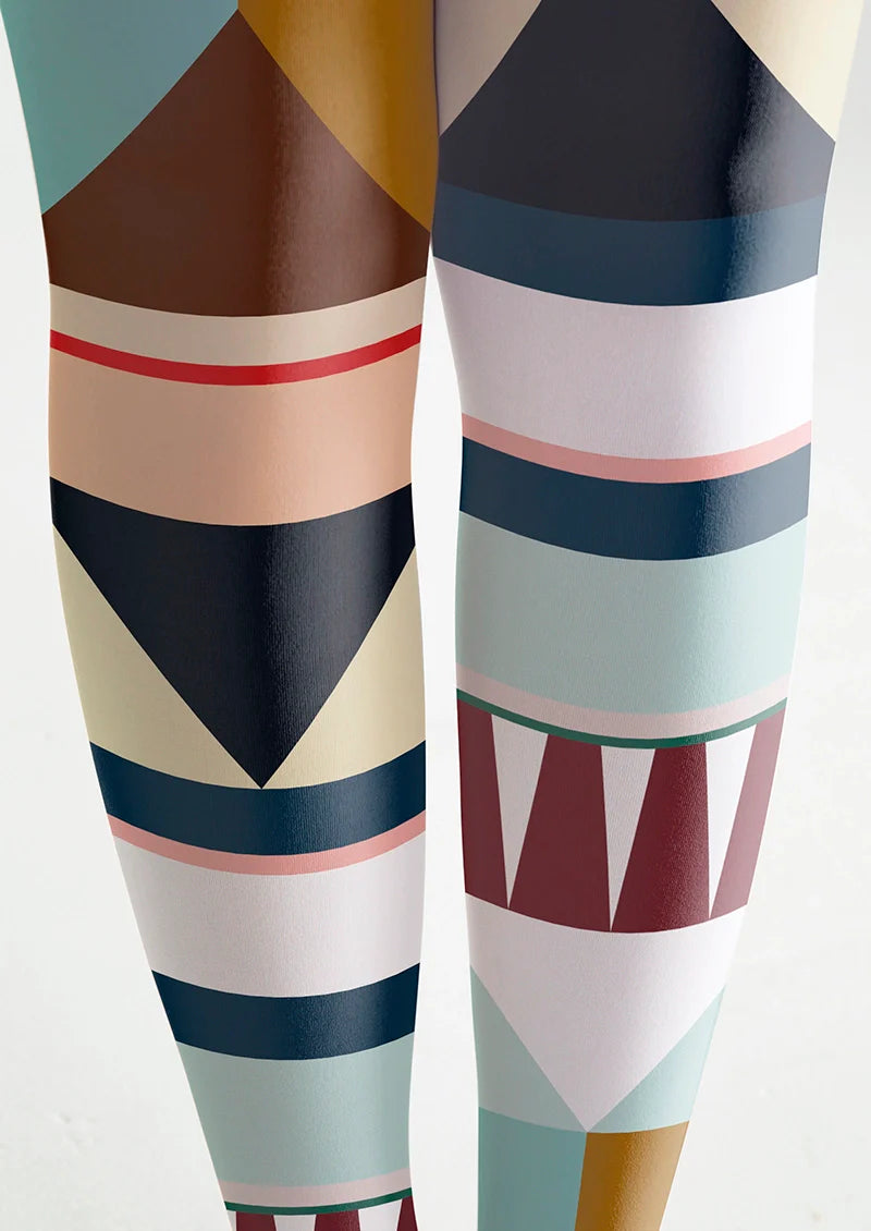 Viken Plan PopArt Print Boho Pantyhose/Tights [Edge Sequence]