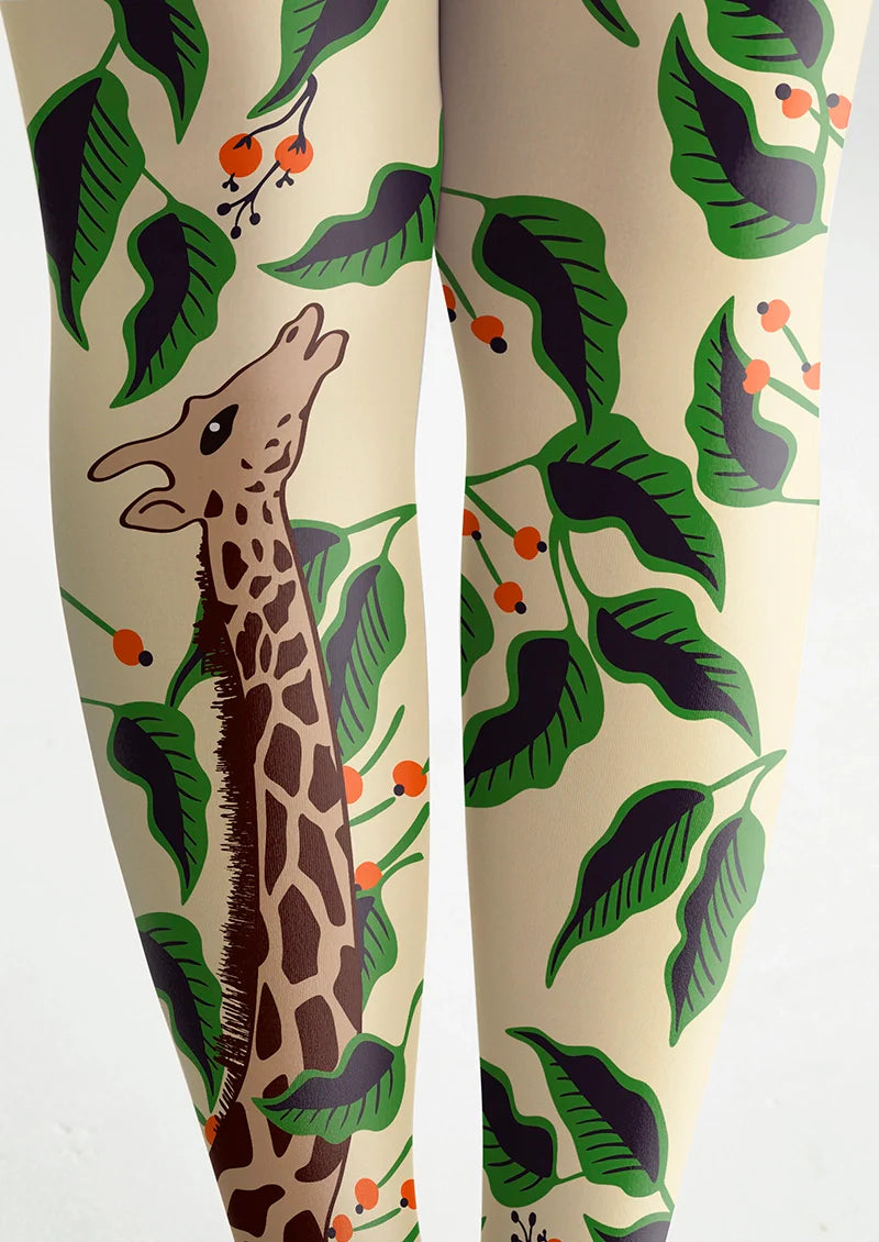 Viken Plan Giraffe Tights Hosiery Pantyhose