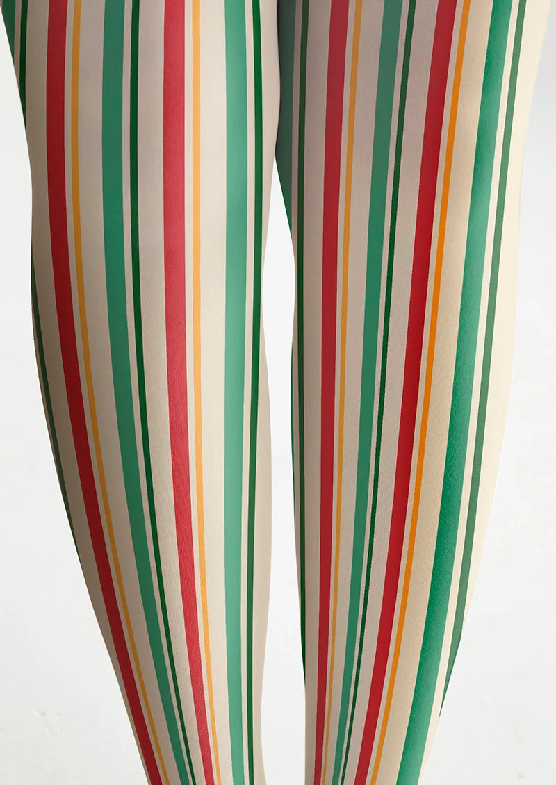 Viken Plan Christmas Candy Tights Hosiery Pantyhose