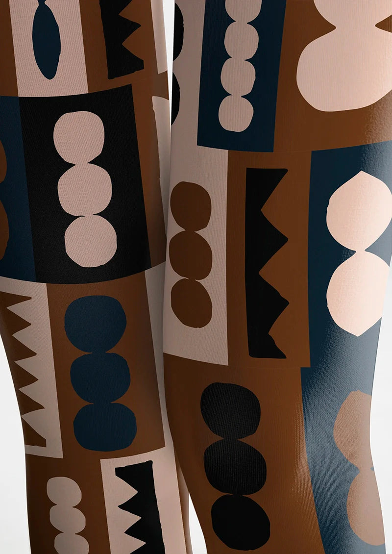 Viken Plan Hopi Pottery Mark Tights Hosiery Pantyhose