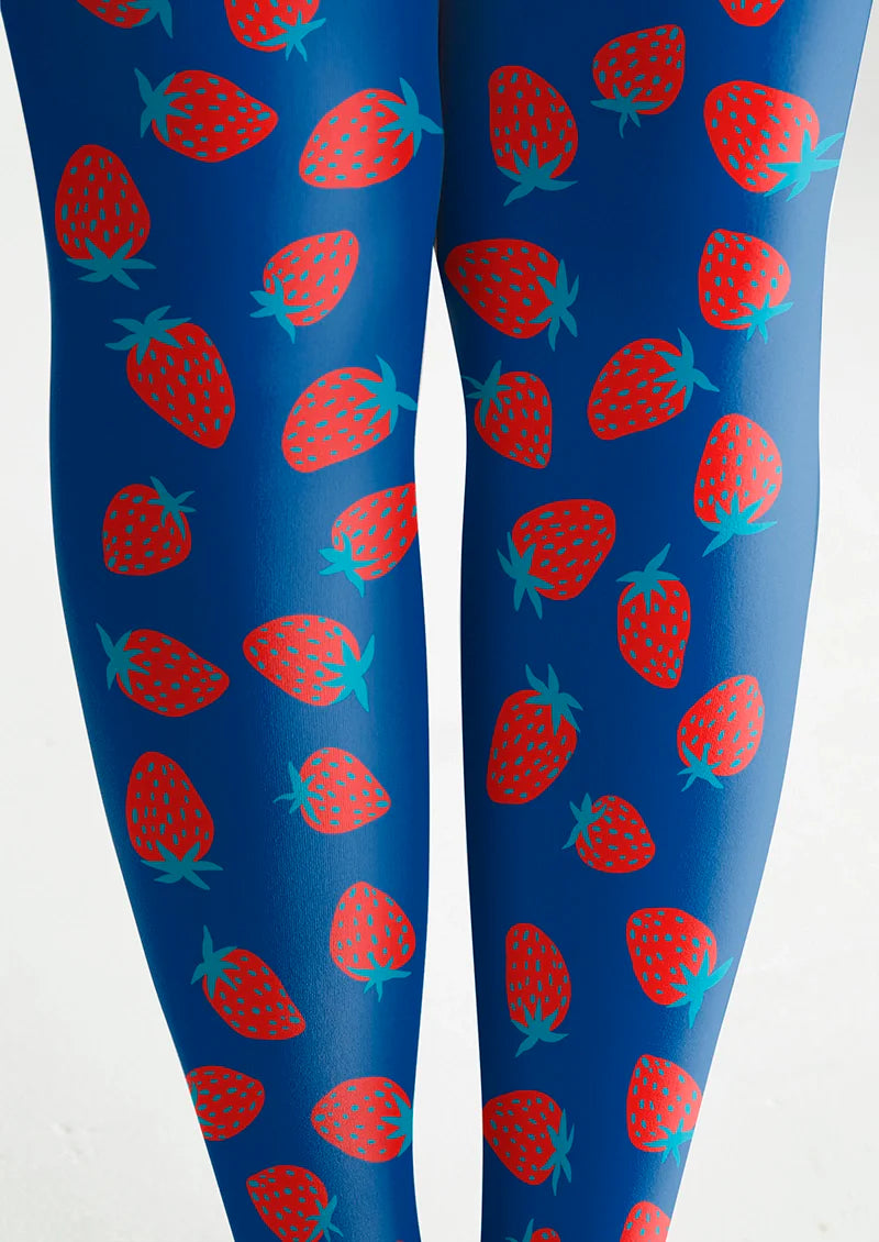 Viken Plan  Strawberry  polka dots Tights Hosiery Pantyhose