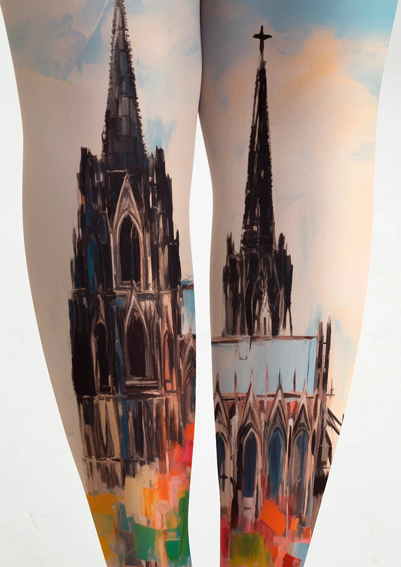 Viken Plan Cologne Cathedral Tights Hosiery Pantyhose
