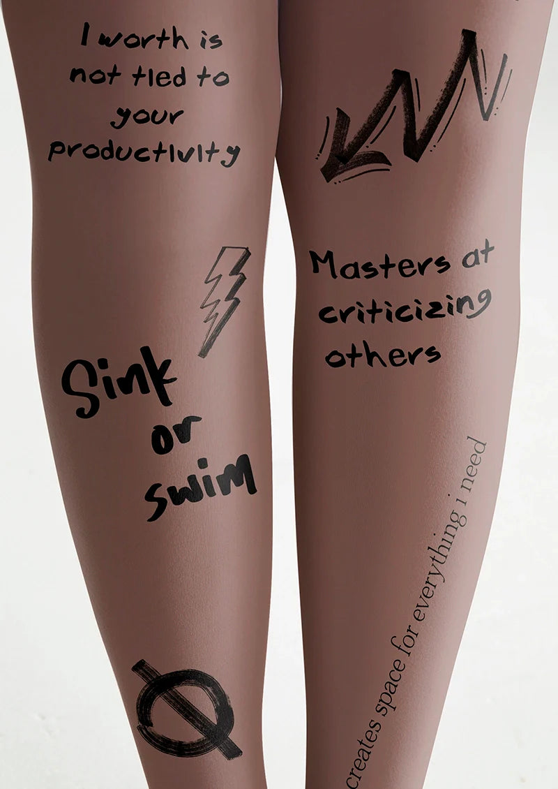 Viken Plan Sink or swim Tights Hosiery Pantyhose