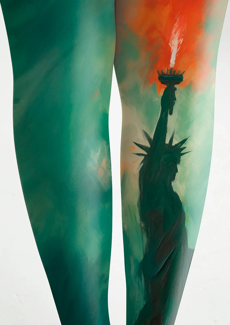 Viken Plan Flame of Liberty Tights Hosiery Pantyhose