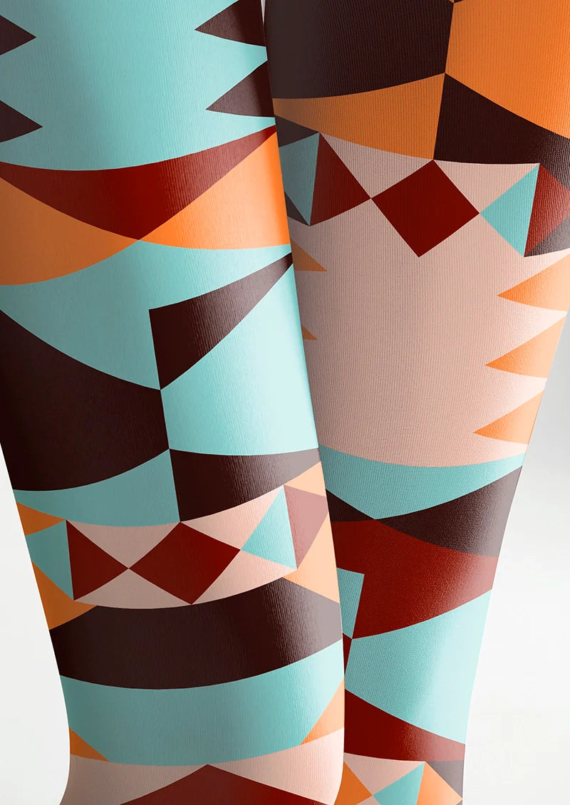 Viken Plan Layered Spectrum Construct Tights Hosiery Pantyhose